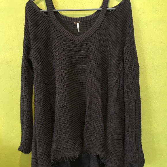 Free people open shoulder sweater - Picture 2 of 2